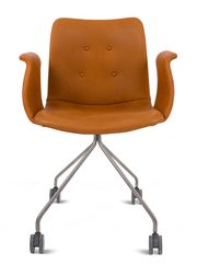 Hjulstel: Børstet Rustfrit Stål / Cognac (Udsolgt)