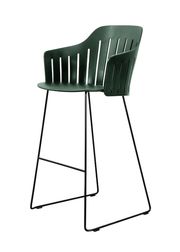 Frame: Black Stainless Steel / Seat: Dark Green (Vendu)