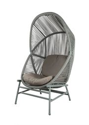 Seat: Dusty Green, Aluminium / Frame: Dusty Green, Aluminium / Cushion: Taupe, Cane-line AirTouch (Sold Out)
