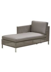 Sofa Chaise Lounge Module Right w/Taupe Cane-line Natté Cushion (Agotado)