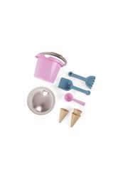 Light Pink, Blue, Dust Brown, Light Gray, Warm Gray