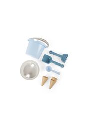 Pastel Blue, Blue, Dust Brown, Light Gray, Warm Gray