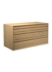 Cabinet w/ 3 Drawers / Oak - Oil (Udsolgt)