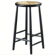 Black lacquered beech/Nature (Vendu)