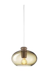 Valnød / Hvid ledning/ Kobberfarvet glas (Vypredané)