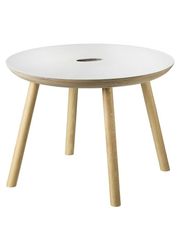 Oak / Mushroom Linoleum - Side Table (Vendu)