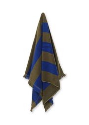 Olive / Bright Blue / Bath Towel (Sold Out)