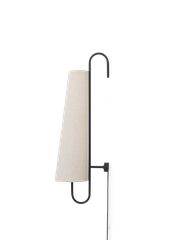 Ancora Wall Lamp 100 - Black/Natural (Ausverkauft)