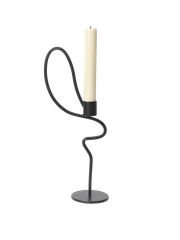 Valse Candle Holder - High - Black (Udsolgt)