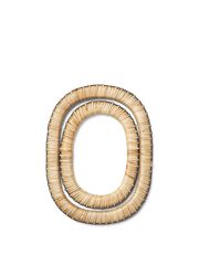 Weave Trivets - Set of 2 - Natural/Black