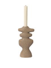 Yara Candle Holder - Large - Dark Sand (Sold Out)