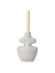 Yara Candle Holder - Medium - Grey Pumice (Sold Out)