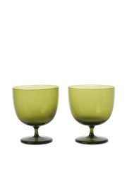 Host Water Glasses - Set of 2 - Moss Green