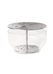 Large - Clear/Stainless Steel (Slutsålt)