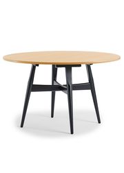 Oak veneered table top / Frame in painted Beech (Ausverkauft)