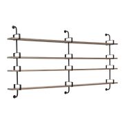 4 shelves - American Walnut Semi Matt Lacquered (Udsolgt)