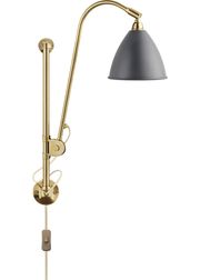 Base: Brass / Shade: Grey Semi Matt (Udsolgt)