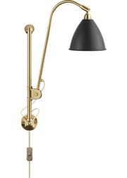 Base: Brass / Shade: Soft Black Semi Matt