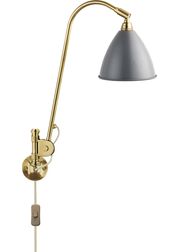 Base: Brass / Shade: Grey Semi Matt (Udsolgt)