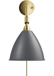 Base: Brass / Shade: Grey Semi Matt (Udsolgt)