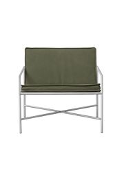 Stainless Steel / Flux Dark Green Leather (Udsolgt)