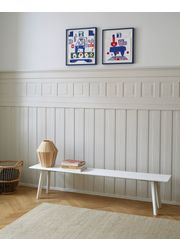 Pearl White Laminate / Lacquered Oak - 200 (Sold Out)