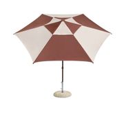 Hexagon - Off-white and burgundy (Vendu)