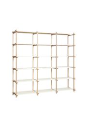 Triple Section - Soaped Oak / Almond White Steel (Udsolgt)