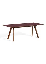 Lakeret Valnød / Burgundy Linoleum Top (Udsolgt)