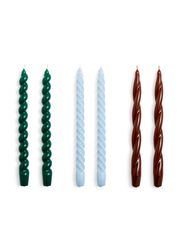 Set of 6 - Green / Light Blue / Brown (Udsolgt)