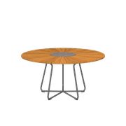 Table top: Bamboo/Granite / Frame: Grey aluminum - Ø150 (Wyprzedane)