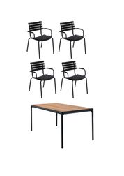 Black Chairs /Bamboo Table (Udsolgt)
