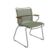 Color: Olive green. Frame: Grey. Armrest: Bamboo (Ausverkauft)