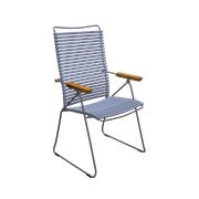 Color: Pigeon blue / Frame: Grey / Armrest: Bamboo (Vendu)