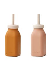 2413 Mustard/dark rose mix (Udsolgt)