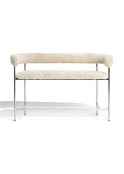 Sheepskin Oyster - Polished Steel Frame (Sold Out)