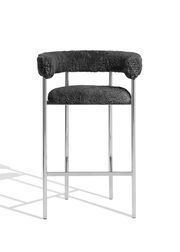 Sheepskin Grey - Polished Steel Frame (Udsolgt)