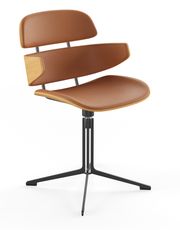 Oiled Oak / Naver Select Cognac Leather / Black powder coated steel (Udsolgt)