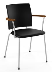 Oiled Walnut / Naver Select Black Leather / Stainless steel (Vyprodáno)