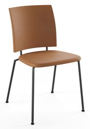 Naver Select Cognac Leather / Black powder coated steel (Udsolgt)