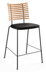 Olied oak / Naver Select black leather / Black powdercoated steel (Sold Out)