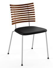 Walnut / Naver Select black leather / stainless steel (Udsolgt)