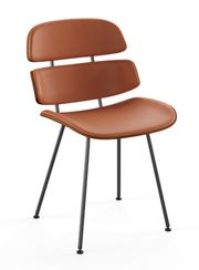 Lacquered walnut / Naver Select black leather / Stainless steel (Sold Out)