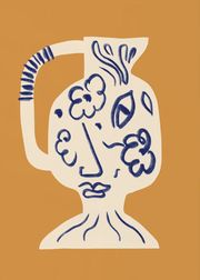 Ceramic pitcher ocre (Agotado)