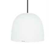 SUPER215 mm Pendel Opal-glas (E27 60W) - SORT ledning 3m (Ausverkauft)
