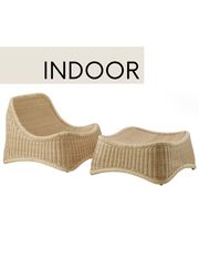 Lounge chair + footstool - Interior (Sold Out)