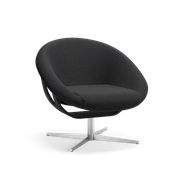 Hallingdal 0180 / Black Stained Beech / Brushed Chrome (Ausverkauft)