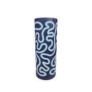 PILLAR CANDLE, DARK BLUE/LIGHT BLUE (Wyprzedane)