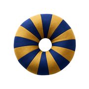 FLOAT PILLOW, DARK BLUE/OCHRE