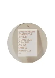 FRAMELESS, A4, CIRCLE, UMBRA (Sold Out)